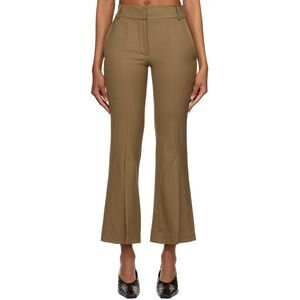 Elleme Paris Khaki Tailored Trousers